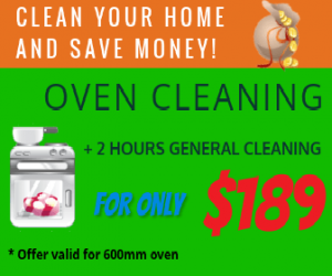 Oven + general cleaning offer